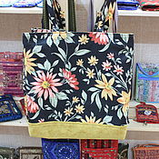 Сумки и аксессуары handmade. Livemaster - original item Shopper 35*35, Large bag, Lined, Eco-friendly. Handmade.