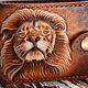 Order Purse (trifold) with embossed lion. Finist (tisneniekozhi). Livemaster. . Wallets Фото №3