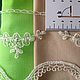 Кружево на сетке со стразами ширина 9 см. Кружево. L&L. Ярмарка Мастеров.  Фото №5