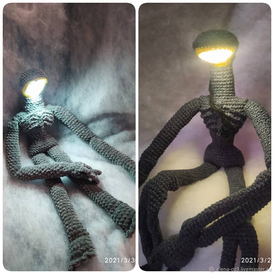 Лампоголовый монстр Lamp Head с подсветкой