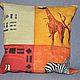 a set of pillows. Safari Print. Pillow. Olga Lado. My Livemaster. Фото №6
