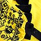 Длинное платье с вышивкой "Царь-Птица". Платья. Plahta Виктория. Ярмарка Мастеров.  Фото №5