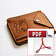 Compact wallet. PDF templates, Master Classes, Abrau-Durso,  Фото №1