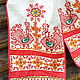 Rushnik lino para una caravana y no solo pájaros Fabulosos. Wedding towels. flax&lace. Интернет-магазин Ярмарка Мастеров.  Фото №2