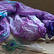 Scarf silk "Sea nymph". Scarf silk batik. Scarves. Pictures and silk. Online shopping on My Livemaster.  Фото №2