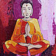 Картина Будда "Медитация" Йога декор, Дзен стиль. Картины. Картина от Ани. Интернет-магазин Ярмарка Мастеров.  Фото №2