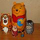 Matryoshka Winnie the Pooh and friends, Interior elements, Moscow,  Фото №1