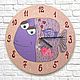 Wall clock Fish - mom. Watch as a gift, Watch, Akhtyrsky,  Фото №1