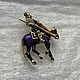 Винтаж:  Брошь Сюжетная Дон Кихот Sphinx Англия. Броши винтажные. Винтажные Броши от Маргариты. Интернет-магазин Ярмарка Мастеров.  Фото №2