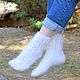  Action! Openwork down socks for women handmade. Socks. Down shop (TeploPuha34). My Livemaster. Фото №4
