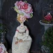 Flower farie doll, handmade doll