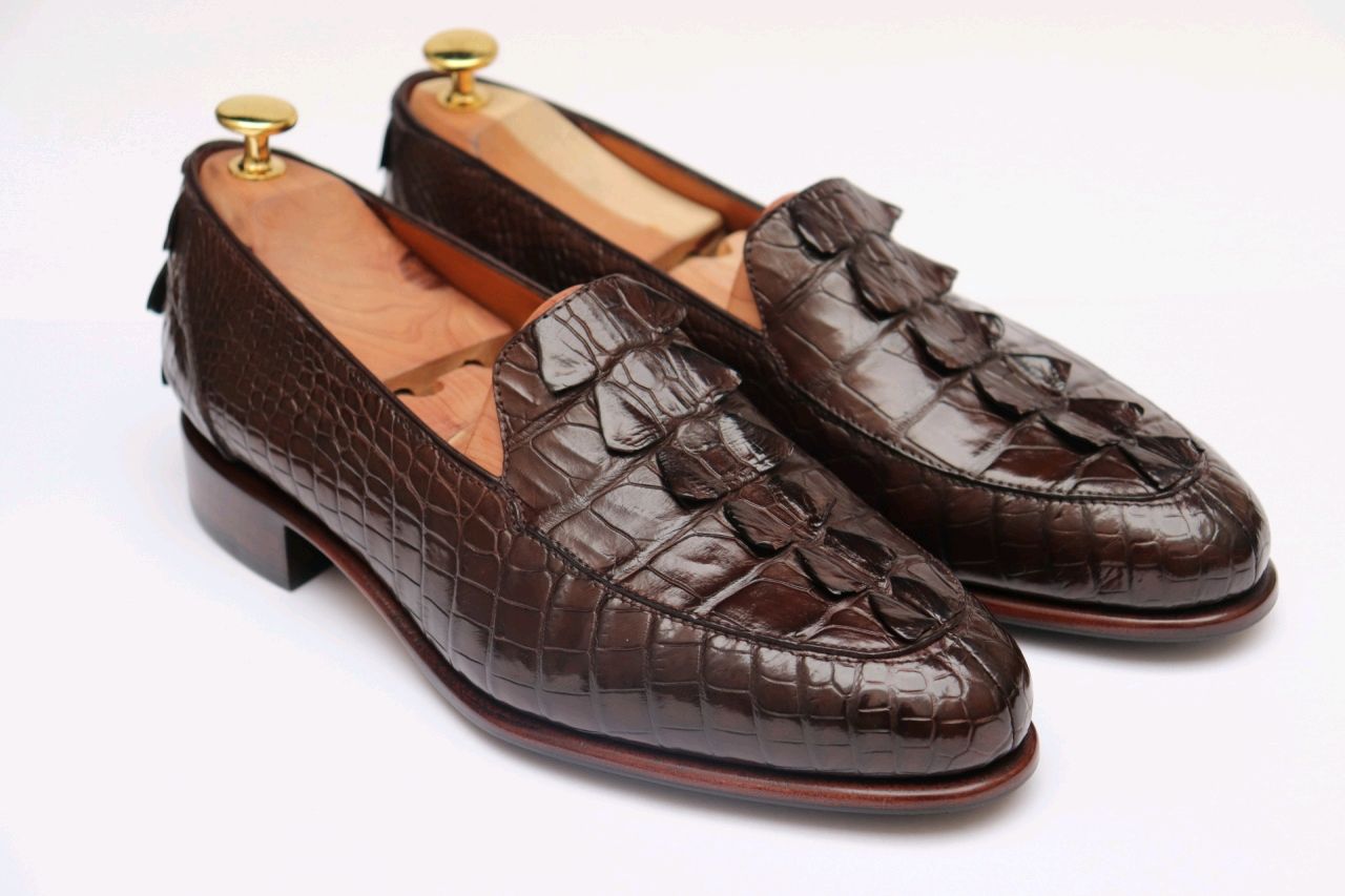 Туфли из крокодиловой кожи