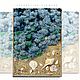 Картина «Море» из стабилизированного мха, песка и морских раковин