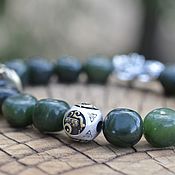 Фен-шуй и эзотерика handmade. Livemaster - original item SUPER Luck Feng Shui charm bracelet green jade Buryatia. Handmade.