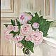Oil painting Peonies. Tenderness, Pictures, Moscow,  Фото №1