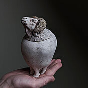 Для дома и интерьера handmade. Livemaster - original item Box ceramic: Bull. Handmade.