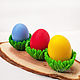 Jabón de huevo en la hierba y simple hecho a mano comprar como regalo de Pascua, Soap, Moscow,  Фото №1