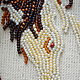 chiffon scarf with pendant `horse.` handmade. fair masters. 
