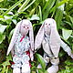 Лавандовые зайцы тильда, Тильда Зверята, Киев,  Фото №1