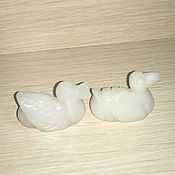 Фен-шуй и эзотерика handmade. Livemaster - original item Mandarin ducks made of white quartz. Handmade.