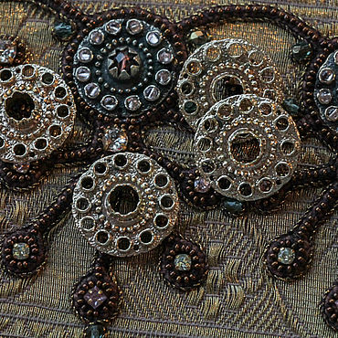 Материалы для творчества ручной работы. Ярмарка Мастеров - ручная работа Дробница (№2) ,запон ( яркое золото ) 25 мм. Handmade.