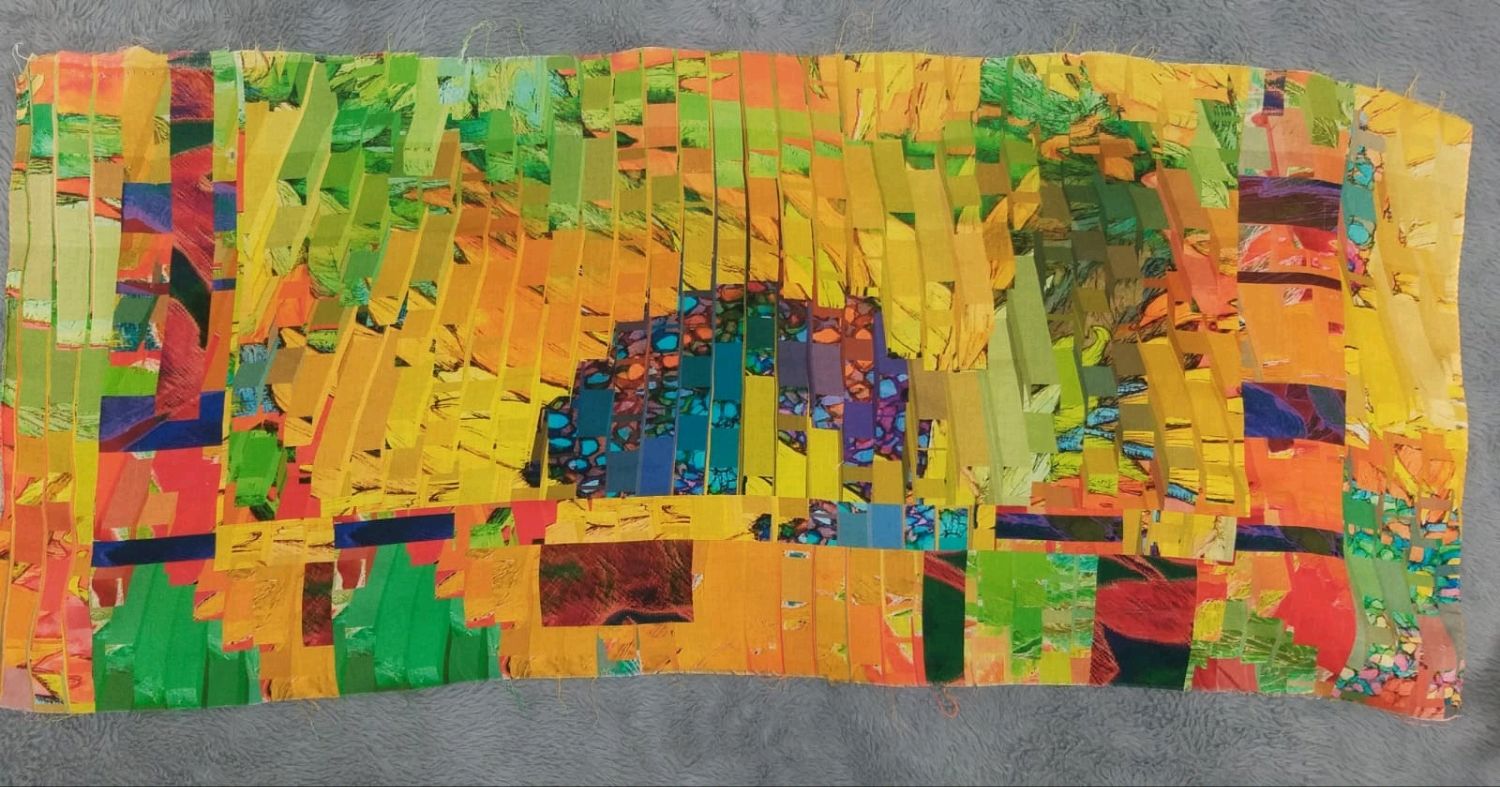 Лоскут вискоза платка Павлопосадского – купить на Ярмарке Мастеров ...