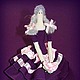девушка в фиолетовом платье, Куклы Тильда, Прага,  Фото №1