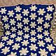 Order  Plaid 'Snowflake'. magazin Elenamaster. Livemaster. . Blankets Фото №3