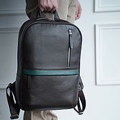 Сумки и аксессуары handmade. Livemaster - original item Backpack leather men 