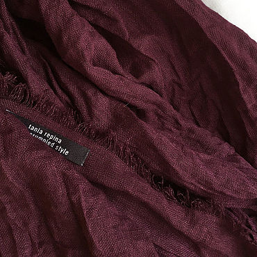 Аксессуары ручной работы. Ярмарка Мастеров - ручная работа Платок BURGUNDY. Handmade.