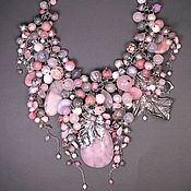 Украшения handmade. Livemaster - original item Angel of Early Morning Necklace made of natural stones and pearls. Handmade.