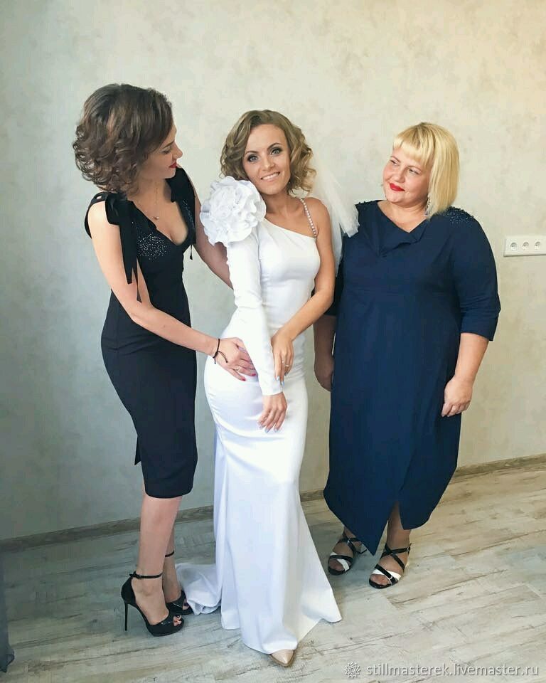 asimétrica de vestido de novia. violetta ,, – shop online on