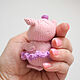 Mini pig toy, piggy toy, pig toy gift to mom. Christmas gifts. crochetsofttoys. Online shopping on My Livemaster.  Фото №2