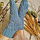 Носки шерстяные вязаные.  Ажурные вязаные носки, Носки, Краснодар,  Фото №1