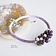 Pearl necklace made of natural amethyst, pearls and beads lilac. Necklace. gershman. My Livemaster. Фото №4