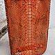 Сумка из питона в стиле кинозвезды Amber Antique. Классическая сумка. Nata_l_y (lovefromocean). Ярмарка Мастеров.  Фото №5