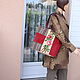 shopper: Bag with Vintage Rose Embroidery. Shopper. Olga'SLuxuryCreation. My Livemaster. Фото №4