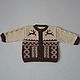 Jacket with deer and scandinavian patterns, Sweatshirts for children, Moscow,  Фото №1