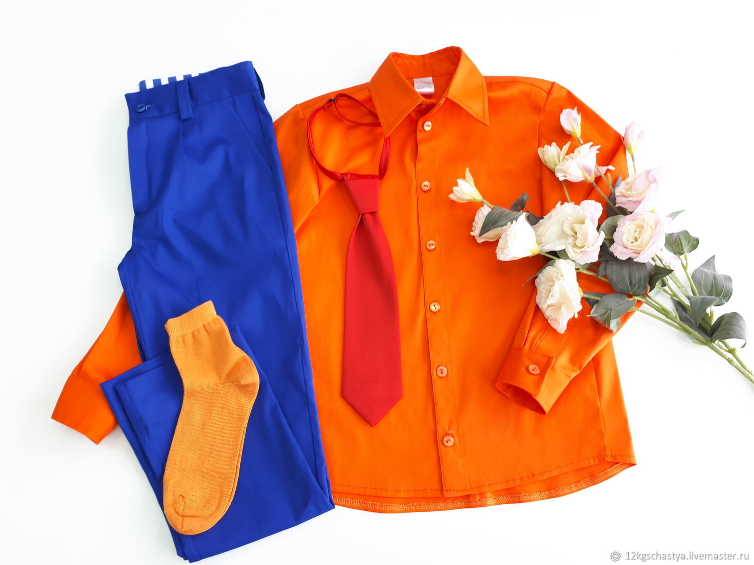 Оранжевая рубашка