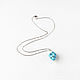 Blue pendant with quartz 'Winter lake' pendant with blue stone. Pendants. Irina Moro. Online shopping on My Livemaster.  Фото №2