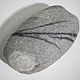  Pillow felted in the form of a stone. Pillow. elena-ruchki-wool (elena-ruchki-wool). Online shopping on My Livemaster.  Фото №2
