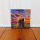 Miniature oil painting 'The sun in the sails' 10/10. Pictures. Anji's favourite pictures (anzhela-a). My Livemaster. Фото №5