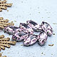 Rhinestones 18/9 mm Pink in a frame on the bottom of the boat, Rhinestones, Solikamsk,  Фото №1