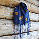 Felted scarf Autumn etude. Scarves. crafts philosophy. Online shopping on My Livemaster.  Фото №2