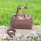 Women's leather bag for all occasions cognac color. Classic Bag. Tais-bags. My Livemaster. Фото №4