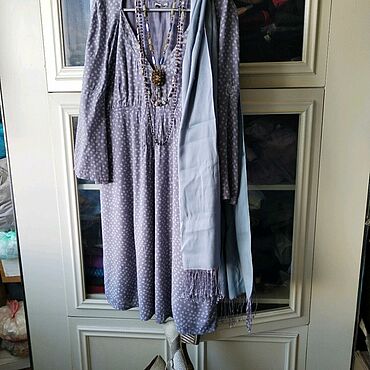 Винтаж ручной работы. Ярмарка Мастеров - ручная работа Винтаж: Платье.Bohemian collection! 44-46+.Идиллия Северной Зеландии!Denmark!. Handmade.