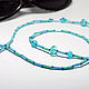 Copy of Copy of Copy of Copy of Beaded Keychain BK1450736. Chain for glasses. Kroshka Bijou. My Livemaster. Фото №5