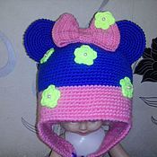 Одежда детская handmade. Livemaster - original item A knitted hat. Winter.. Handmade.