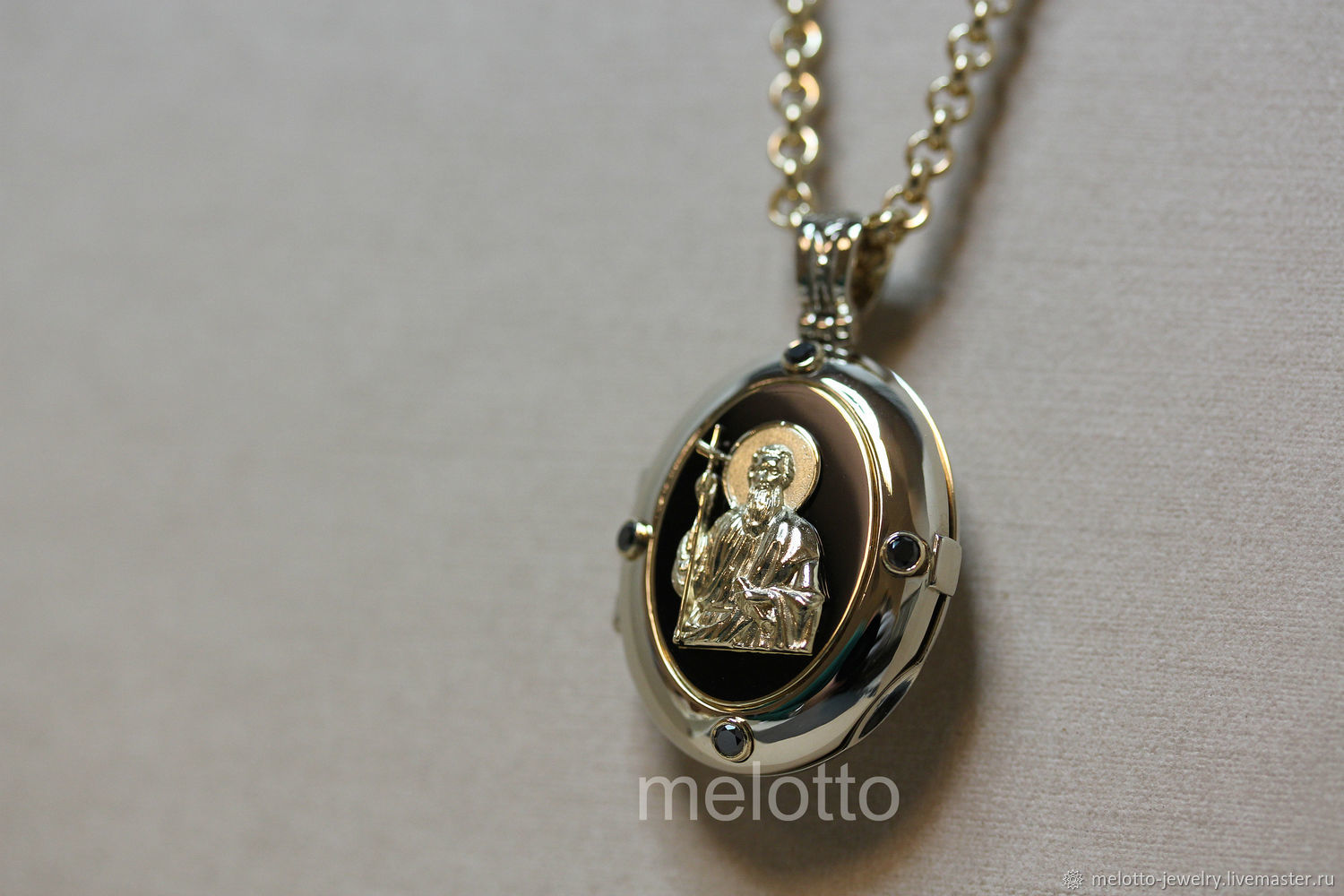 Медальон Мелотто серебро