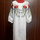 Embroidered dress 'Autumn' ZHP3-133, Dresses, Temryuk,  Фото №1